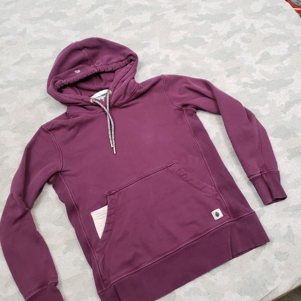 Stio Sweatshirt Womens XS Purple Hooded Pockets Long Sleeve - Picture 2 of 11